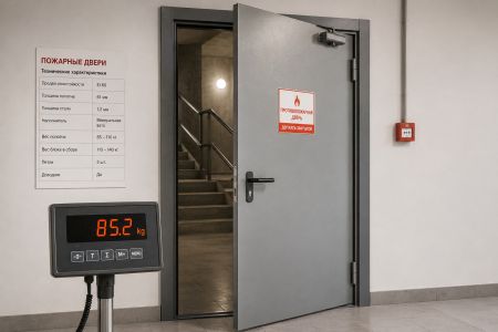 Вес противопожарных дверей